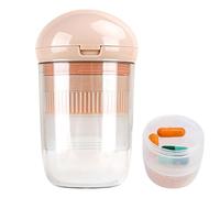 Cutter de pilules, coupe-comprimé | Médeau de médecine de diviseur de tablette avec boîte de rangement,Pilule Cutter Grinder, Splitter de médecine pour les amis, la, les garçons, les filles