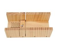 Cutter de savon Superbe Slicer de coupe-savon en bois de caoutchouc de polissage Sigiste avec une échelle transparente pour la coupe de pain de savon