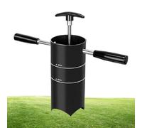 Cutter de trous de golf avec poignée détachable - outil manuel de coupe pour le gazon pour arrière-cour, jardin, patio extérieur, pratique de golf, mettre des verts, configuration de balles de jeu
