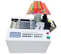 Cutter de tube à chaleur à chaleur automatique, couteau de tuyau de câble à tube électrique 250W avec largeur de coupe de 1 à 100 mm, 0,1 mm-999999 mm de longueur, précision de coupe 0,1 mm,