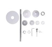 Cutter de Tuyau Interne Plomberie de Tuyau Interne avec une Profondeur Réglable Guide de Tige Hexagonale HSS Pares pour PVC Plastic Wood Metal Soft (20 cm / 7,9 pouces)