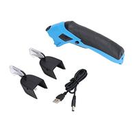 Cutter électrique, acier au tungstène robuste 10000 tr/min ciseaux électriques sans fil poignée ergonomique avec 2 lames pour tissu