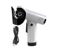 Cutter Électrique - Outil Sans Fil Rechargeable avec Lampe LED - Ciseaux Électriques pour Tissu,Pour Tissu, Papier, Tapis, Carton, Fil, Câble, Emballage et Cuir