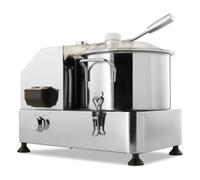 Cutter Électrique Professionnel 12L - 2 kW - Double Lame - 1100-2200 tr/min - Haute Performance
