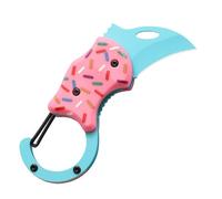 Cutter - En acier inoxydable pliable et portable | Porte-clés Décapsuleur de Boîtes à Fixer à la Ceinture,Pour utilisation quotidienne à l'intérieur, à l'extérieur,