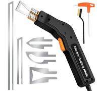 Cutter en polystyrène 300W, dispositif de coupe en polystyrène avec 5 coupe-fils rapides non-Roma 0-650 ℃, couteau chaud électrique avec film d'étanché