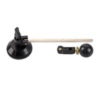 Cutter en verre circulaire portable, coupe-ventouse de cercle en verre réglable (30 cm)
