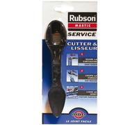 Ouvre Cartouche & Lisseur Rubson - Outil 2 en 1 pour rénovation de joint - Cutter pour ouvrir toutes cartouches - Lisse le joint pour une finition parfaite