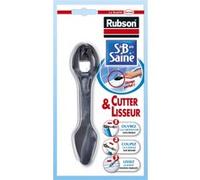 Ouvre Cartouche & Lisseur Rubson - Outil 2 en 1 pour rénovation de joint - Cutter pour ouvrir toutes cartouches - Lisse le joint pour une finition parfaite
