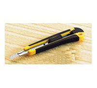 Cutter L'OUTIL PARFAIT - petit modèle 9mm - avec guide métallique - corps bi-matière