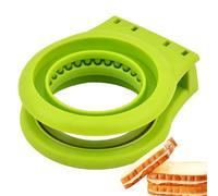 Cutter Mold For Sandwich - PP Stainless Steel 12.3x14.4x4.5cm | Round Sandwich Maker, Uncrustable Pocket Cutter Tool | Portable Crimping Mold For Sandwichs Pancake Breakfast Lunch Kitchen Use