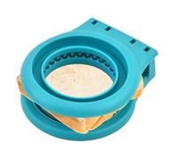 Cutter Mold For Sandwich - PP Stainless Steel 12.3x14.4x4.5cm | Round Sandwich Maker, Uncrustable Pocket Cutter Tool | Portable Crimping Mold For Sandwichs Pancake Breakfast Lunch Kitchen Use