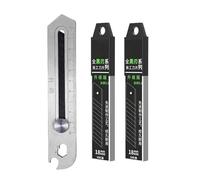 Cutter Multifonction | Outil Multifonction Rétractable | Avec Lame en Acier Inoxydable | Pour Tapis, Cuir, Corde, Carton, Étudiants, Filles, Adolescents, Adultes, Professionnels