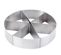 Cutter Pour Cheesecake,Diviseur De Pain | Outil Rond Coupe Crêpe 6 Partitions, Diviseur De Gâteaux En Acier Inoxydable Pour Cuisine À La Maison
