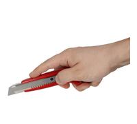 Cutter PREMIUM, lame: 18 mm, rouge/noir