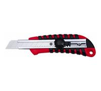 Cutter pro, lame: 18 mm, rouge/noir