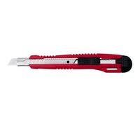 Cutter pro, lame: 9 mm, avec clip, rouge/noir