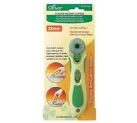 Cutter Rotatif 28 mm "Soft Cushion" - Clover - Précision et Confort pour Travaux de Couture et Patchwork(...) - Vert Vert