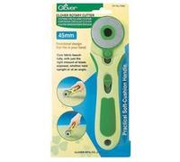 Cutter Rotatif 45 mm "Soft Cushion" - Clover - Précision et Confort pour la Coupe des Tissus vendu par 50 cm(...) - Vert Vert G