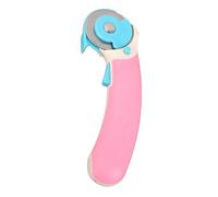 Cutter Rotatif 45mm pour Tissus et Cuir, Manche Ergonomique Antidérapant, Coupe Précise et Sécurisée - Lame en Acier SK5, Conception de Sécurité, Utilisation Polyvalente