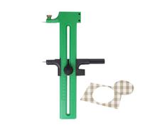 Cutter rotatif avec boussole : coupe circulaire professionnelle, outil de coupe polyvalent pour feuilles de papier et carton, poignée ergonomique, guide de lame sûr | coupes rondes parfaites pour