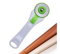 Cutter rotatif pour tissu - Outil de coupe de chemise, cutter rotatif portable | Cutter rotatif pour courtepointe, roue de coupe multifonctionnelle, cutter rotatif avec poignée, coupe-tissu de