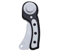 Cutter Rotatif Tissu 45 Mm Avec Poignée Ergonomique | Rouleau Manuel Pour Tissu, Cuir, Papier, Pulls, Et Projets DIY Avec Protection De Lame