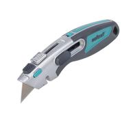 Cutter sécurité 2 en 1 WOLFCRAFT 4106000 lame trapèze