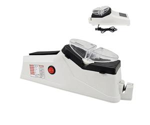 Cutter Sharpener - PP Tungsten Carbide 22.5x9.3x7.2cm | Multifunctional Automatic Electric Kitchen Cutter Sharpening Tool | Knife Sharpener For Home Hotel Restaurant Apartment