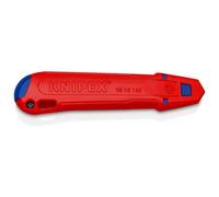 Cutter universel CutiX 165 mm avec barre stabilisatrice - 2 lames de rechange KNIPEX - 9010165BK