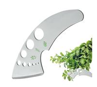 Cutter végétarien, taille végétarienne | Greens Stripper,7 trous en acier inoxydable décapage pealer pour le romarin de basilic de chou
