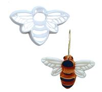 Cutters en forme d'abeille - Moule en argile en acier inoxydable, outils de machine à main faits à la main | Coupe-motif d'abeille intrié, moule de tampon d'argile décoratif, kit d'artisanat