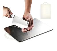 Cutting Board, Double-Sided Chopping Mat, Hangable Kitchen Tool, Sturdy and Multipurpose Design, 11.02x9.06x0.28 Inches, Ideal for Cooking, Picnics, Weddings, Camping, RV, or Housewarming
