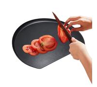 Cutting Board for Kitchen, Semi-Circular Kneading Pad, 13.78x11.42x10.24x0.2 Inch Countertop with Grip Design, Cooking Kit for Home Apartment Restaurant Barbecue Meal Prep Camping Picnic and Daily Use