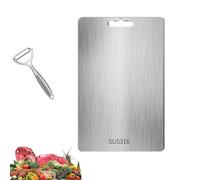 Cutting Board, Pure Cut Titanium for Kitchen, Non-porous and Easy to Clean for Cutting Vegetables Meat,Non Stick,Non Slip,Dishwasher Safe (L: 15.35 * 11.02in)