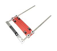 Cutting Board - Woodworking Positioning Guide, Adjustable Trimming Board, Saw Edge Guide Cutting Tool, Handheld Electric Saw Machine, Precision Carpenter Track, Silver Metal Rail