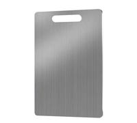 Cutting Boards For Kitchen | 1x Chopping Board Kitchen Boards | Double Sided Stainless Steel Cutting Mats, Easy Cleaning Baking Board Cut Boarrds, Butcher Block Non-Slip For Meat, Veggies, Fruits