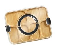 Cutting Boards for Kitchen, Wooden Board, Storage Container Serving Tray with Lid, for Charcuterie, Food, Cheese, Camping, Home, Outdoor, Party, Snack, Multi-Functional, Eco-Friendly