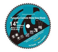 Cutting Disc Alloy Saw Blade 1pc Dia165-355mm For Stainless Steel Timber Sheet Metal Saw Blade Metal Cut Carbide(Dia 184mm,1pc)