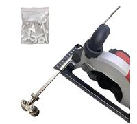 Cutting Gauge, 60cm Adjustable Measurement Rail, Track Saw Guide System, Improves Project Efficiency, Works with Power Saws, Professional Grade Equipment, Metal Construction for Industrial Home