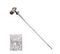 Cutting Gauge, Measuring Tool with Track, Precision Positioning System, Rail Saw Accessory, Workshop Woodworking Equipment, Industrial Carpentry Jig, Large 24 Inch Length, Bright Silver Finish