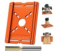 Cutting Machine Base Plate with Dual Scale for Grooving and Trimming，1pcs + Accessories
