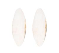 Cuttlebone Lot de 2 pièces de tortue d'os pour oiseaux | Fourniture naturelle de calcium et de minéraux | 5,9-7,8 pouces | Pièce de théâtre naturelle pour Parrot Cockatiel Canary Lovebird Barbuded