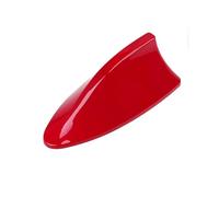 CutuLi Antenne Requin de Voiture pour Fiat Abarth 595 Abarth 500 Abarth 124 Spider, ABS AM/FM Radio Signal Antenne de Voiture en Forme d’aileron de Requin Accessoire, E/Red