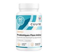 CUURE - Ferments Lactiques SynbÆctive® 3 Mrd UFC - Vitamine B3-60 Jours | Ferments SynbÆctive® enrichis en vitamine B3, 3 milliards UFC par gélule - Vegan - Fabriqué en France - 1 gélule par jour