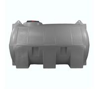 Cuve 1000l Aérienne De Récupération D'eau - Réservoir Horizontal Gris - Elbi Cho1000