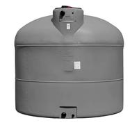 Cuve 1500l Aérienne De Récupération D'eau - Réservoir Cylindrique Gris - Elbi Pa1500