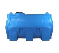 Cuve 1500l Aérienne De Récupération D'eau - Réservoir Horizontal Bleu - Elbi Cho1500