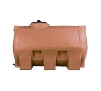 Cuve 750l Aérienne De Récupération D'eau - Réservoir Horizontal Terracotta - Elbi Cho750