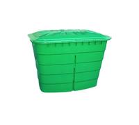 Recuperateur eau rectang 520l ref.501207 verte av couv et robinet